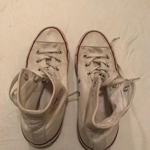 High top white converse